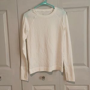 LULULEMON WHITE LONG SLEEVE